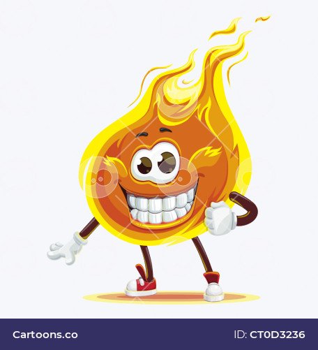 Cartoon Fireblade Rrr Cartoon Fireball Character - Cartoons.co